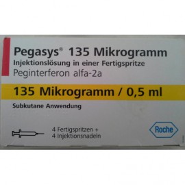 Изображение препарта из Германии: Пегасис Pegasys 135 мкг / 4 шприца